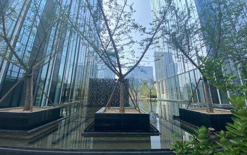 汉威国际广场下沉广场